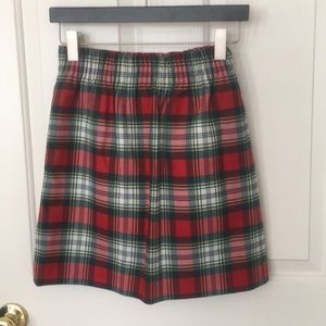 J. Crew plaid skirt